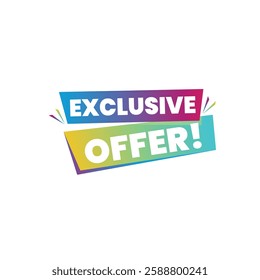 Exclusive Offer! Offer Text Icon