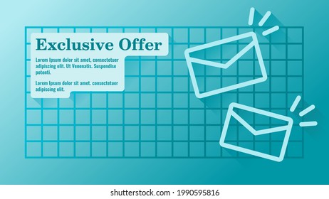 Exclusive Offer via Email Business Presentation Template