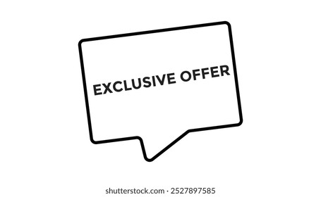 Exclusive offer web banner templates. Vector Illustration 