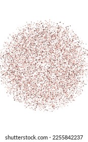 Exclusive pink confetti grain scatter texture. Triangle square circle star granules flying. Banner template. Messy scruple particles dust confetti. Birthday decoration bright splatter