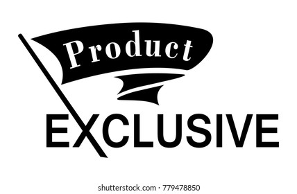 Exclusive product. Black and white design. It's simple.