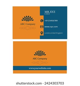 Exclusive Professional Business Card Design.