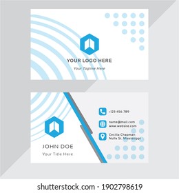Exclusive and Professional Business Card Template Design. Modern and simple design.