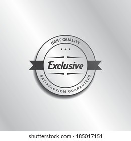 exclusive quality retro label sticker