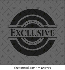 Exclusive realistic dark emblem
