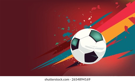 Projeto de fundo exclusivo do futebol vermelho