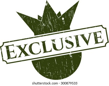 Exclusive rubber grunge seal