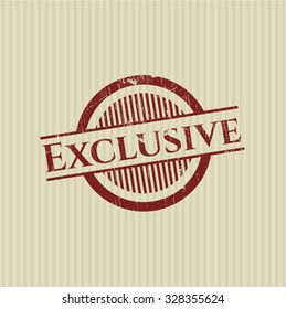 Exclusive rubber grunge seal