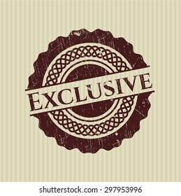 Exklusive Gummistempel