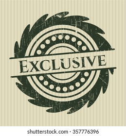 Sello de textura de hule de goma exclusiva