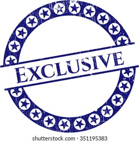 Exclusive rubber stamp