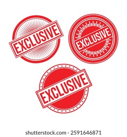 Exclusive Rubber stamp design Vector 