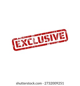  Exclusive rubber stamp - vector illustration