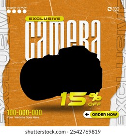 Exclusive sale design poster banner social media website background template