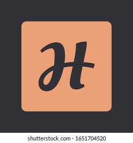 Exclusive Script Font Vector Icon Design