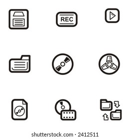Exclusive Series of Abstract Icons. Check my portfolio for much more of this series as well as thousands of similar and other great vector items.