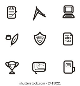 Exclusive Series of Abstract Icons. Check my portfolio for much more of this series as well as thousands of similar and other great vector items.