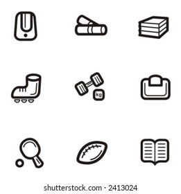 Exclusive Series of Abstract Icons. Check my portfolio for much more of this series as well as thousands of similar and other great vector items.