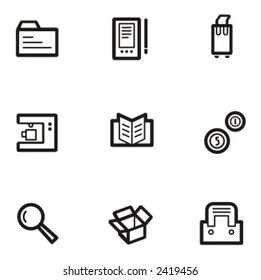 Exclusive Series of Abstract Icons. Check my portfolio for much more of this series as well as thousands of similar and other great vector items.