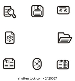 Exclusive Series of Abstract Icons. Check my portfolio for much more of this series as well as thousands of similar and other great vector items.
