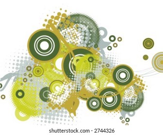 Exclusive series of backgrounds with halftone circle elements. Check my portfolio for much more of this series as well as thousands of similar and other great vector items.