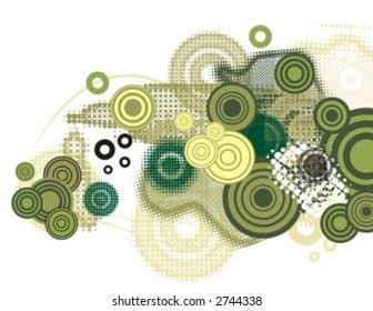 Exclusive series of backgrounds with halftone circle elements. Check my portfolio for much more of this series as well as thousands of similar and other great vector items.