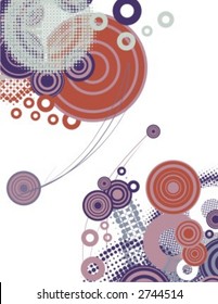 Exclusive series of backgrounds with halftone circle elements. Check my portfolio for much more of this series as well as thousands of similar and other great vector items.