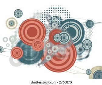 Exclusive series of backgrounds with halftone circle elements. Check my portfolio for much more of this series as well as thousands of similar and other great vector items.