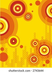 Exklusive Serie von Kreishintergründen. Sehen Sie sich mein Portfolio für viel mehr dieser Serie sowie Tausende von ähnlichen und anderen großartigen Vektorgrafiken an.