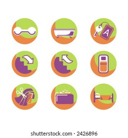 Exclusive Series of Hotel Services Icons. Check my portfolio for much more of this series as well as thousands of similar and other great vector items.