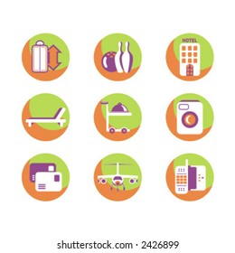 Exclusive Series of Hotel Services Icons. Check my portfolio for much more of this series as well as thousands of similar and other great vector items.