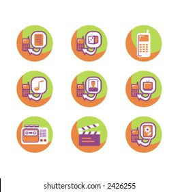 Exclusive Series of Media Icons. Check my portfolio for much more of this series as well as thousands of similar and other great vector items.