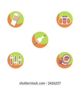 Exclusive Series of Media Icons. Check my portfolio for much more of this series as well as thousands of similar and other great vector items.