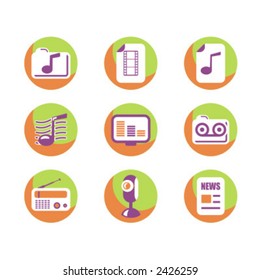 Exclusive Series of Media Icons. Check my portfolio for much more of this series as well as thousands of similar and other great vector items.