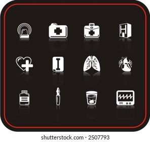 Exclusive Series of Medicine Icons. Check my portfolio for much more of this series as well as thousands of similar and other great vector items.