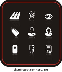 Exclusive Series of Medicine Icons. Check my portfolio for much more of this series as well as thousands of similar and other great vector items.