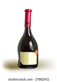 exclusive shape bottle of wine PLEASE SEE MORE IN MY PORTFOLIO