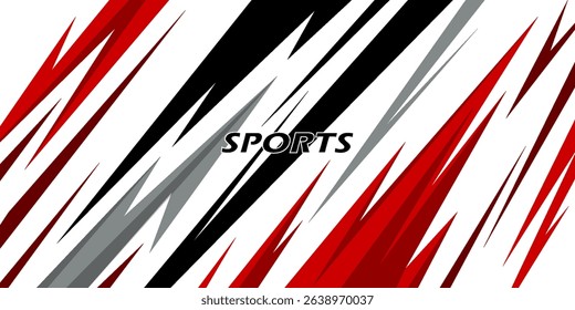 Exclusive and sporty color racing car livery design. Printable vector file below. Universal use.