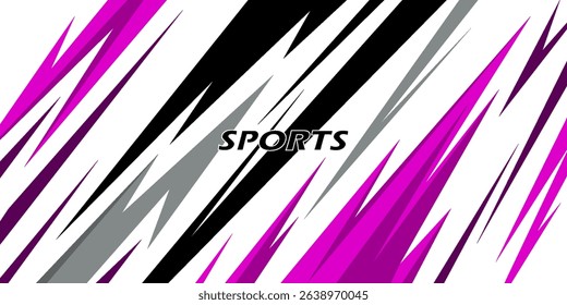 Exclusive and sporty color racing car livery design. Printable vector file below. Universal use.