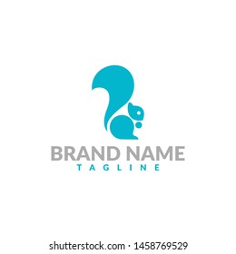 Exclusive Squirl Minimalist Logo Template
