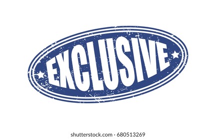 Exclusive text convex rubber stamp