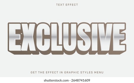 Efeito de texto exclusivo no design 3d