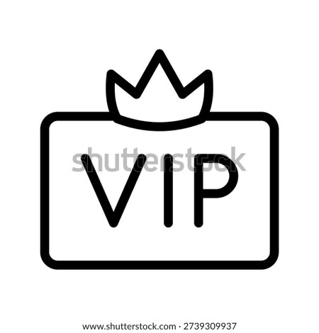 Exclusive VIP icon set for premium access, membership, and luxury service design
