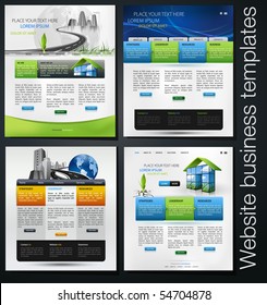 exclusive website business templates, first set