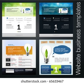 exclusive website business templates, set 5