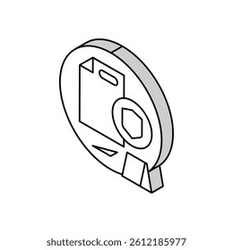 exculpatory evidence crime isometric icon vector. exculpatory evidence crime sign. isolated symbol illustration