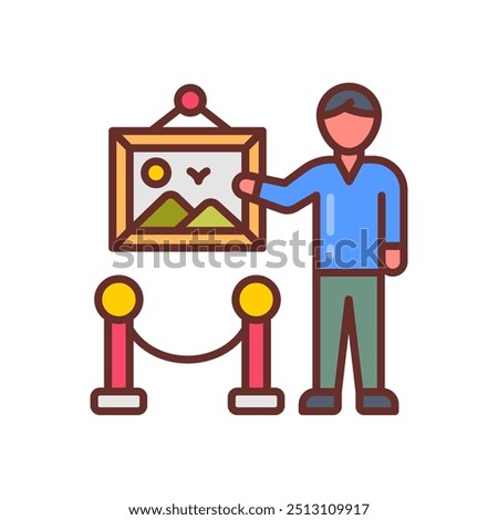 Excursion Filled Icons , Vector illustration