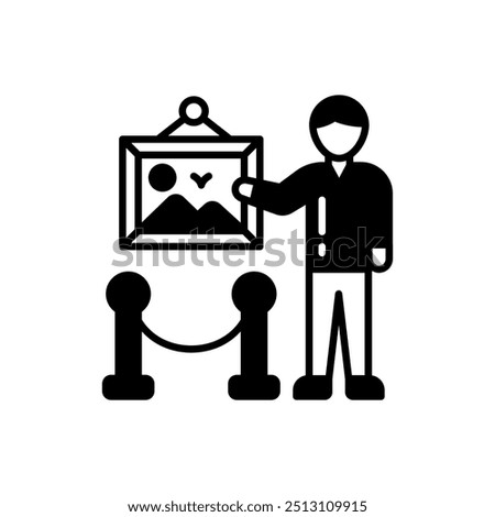 Excursion Glyph Icon, Vector illustration