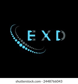 EXD letter logo abstract design. EXD unique design. EXD.
