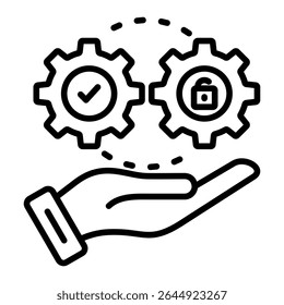 Execute Icon Element For Design